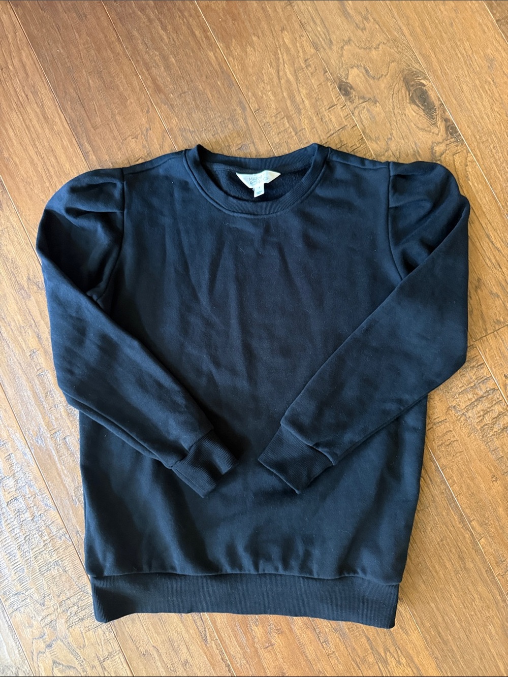 Market & Spruce Black Crewneck Sweater - Minimal Women’s Pullover